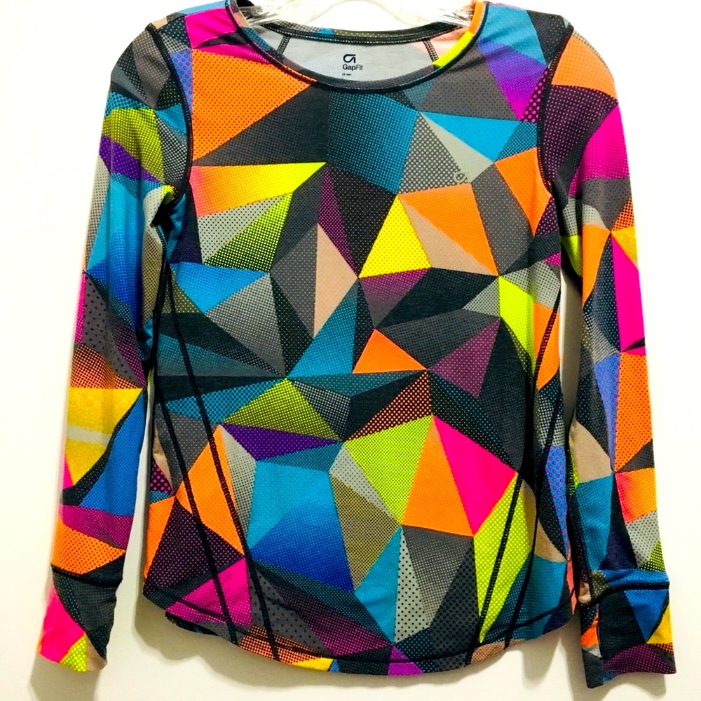 Gap Fit Active Girls Long Sleeves Shirt